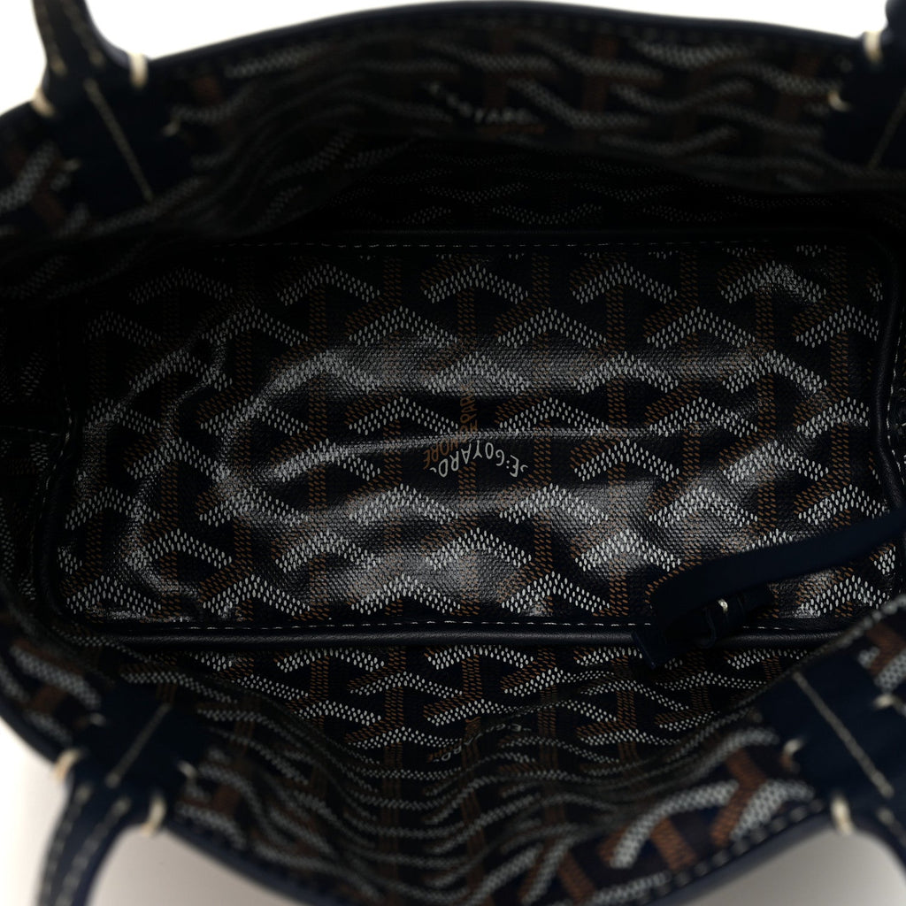 Goyardine Reversible Mini Anjou Navy
