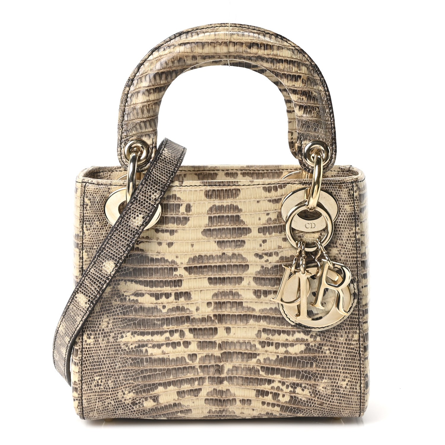 Lizard Ombre Mini Lady Dior