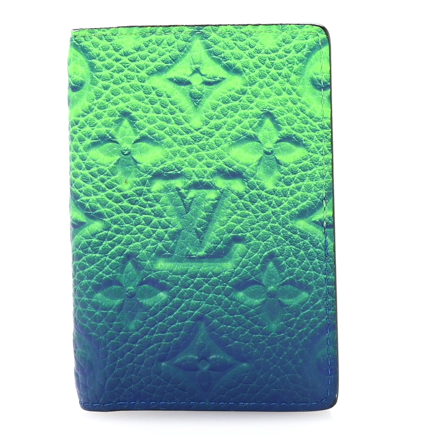 Taurillon Illusion Pocket Organizer Bleu Vert