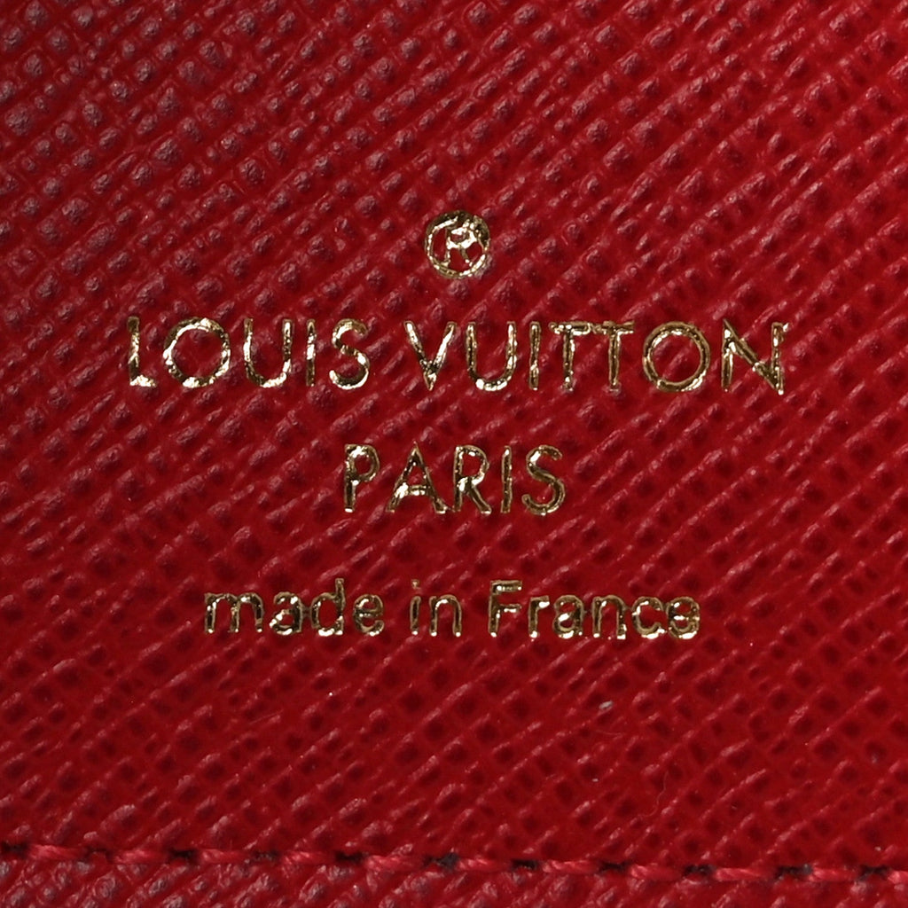 Damier Ebene Victorine Wallet Rouge