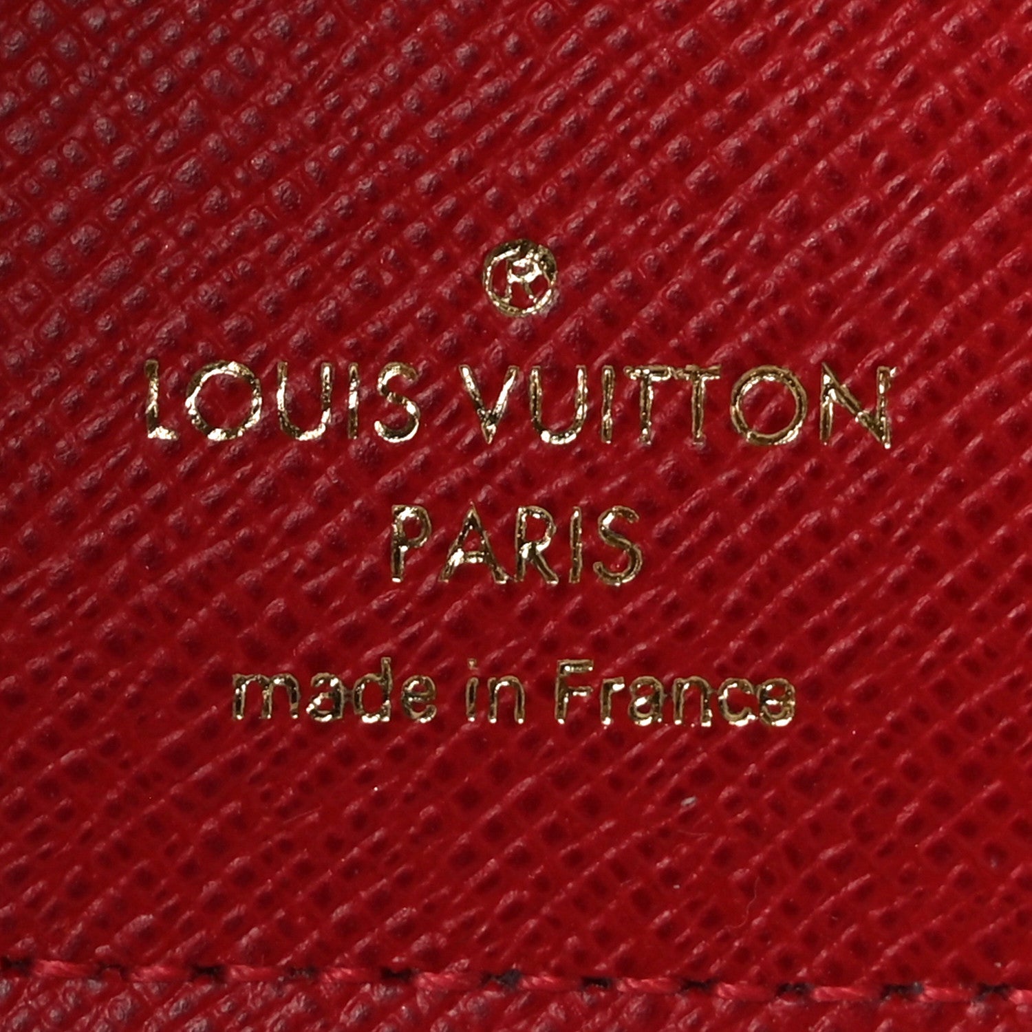 Damier Ebene Victorine Wallet Rouge