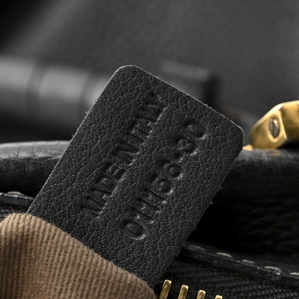 Calfskin Medium Marcie Satchel Black