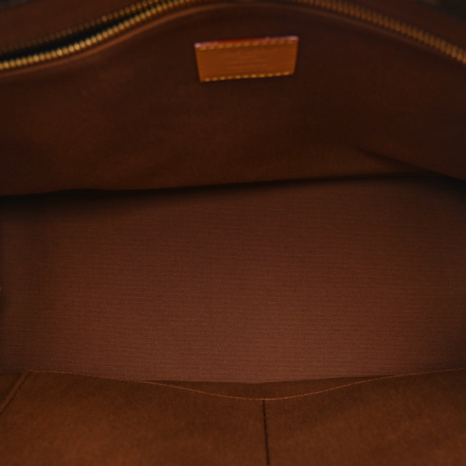 Monogram Landscape Shopper Tote MM Brown