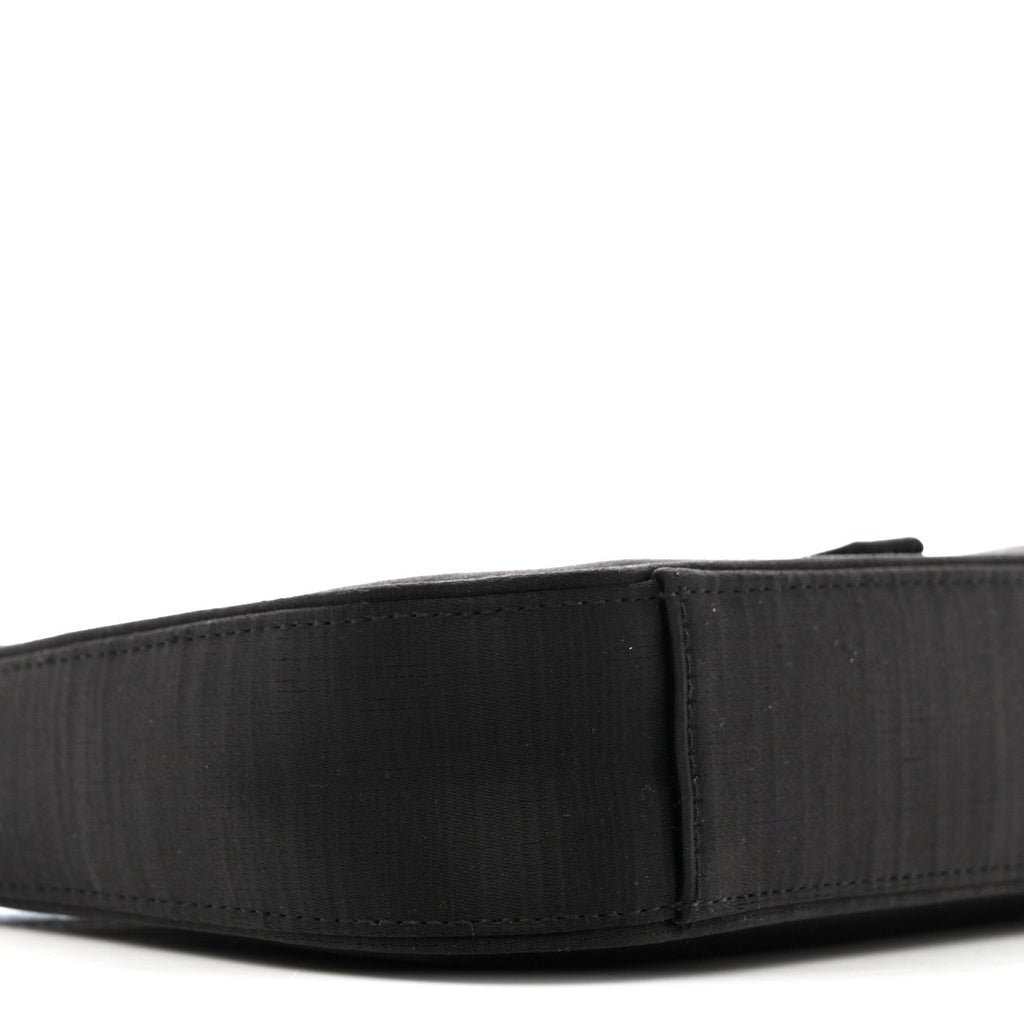 Satin Le 5 A 7 Mini Hobo Black
