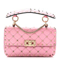 Nappa Small Rockstud Spike Shoulder Bag Giacinto