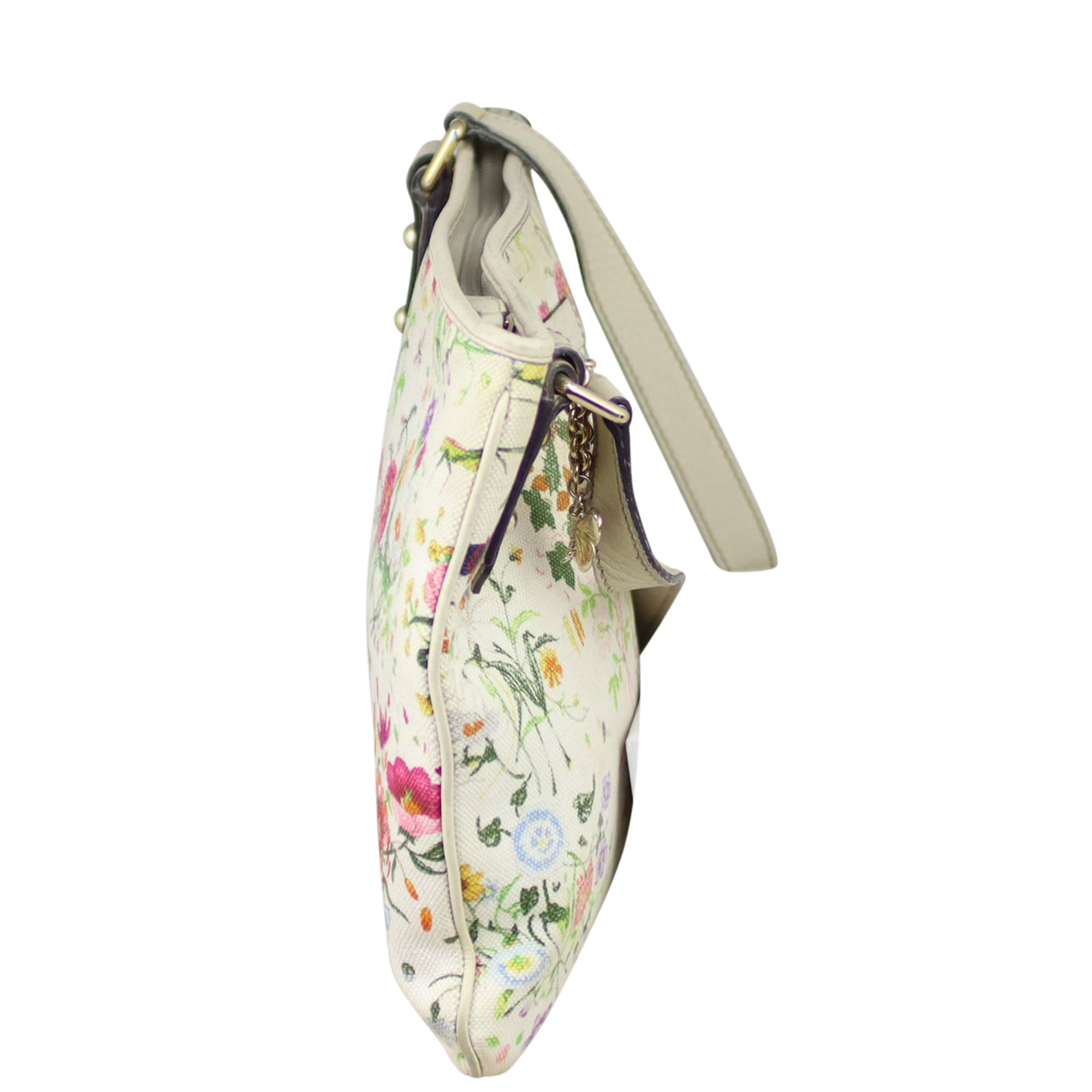 Gucci Flora Canvas Small Messenger Bag