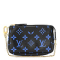 Colored Monogram Mini Pochette Accessories Blue Black