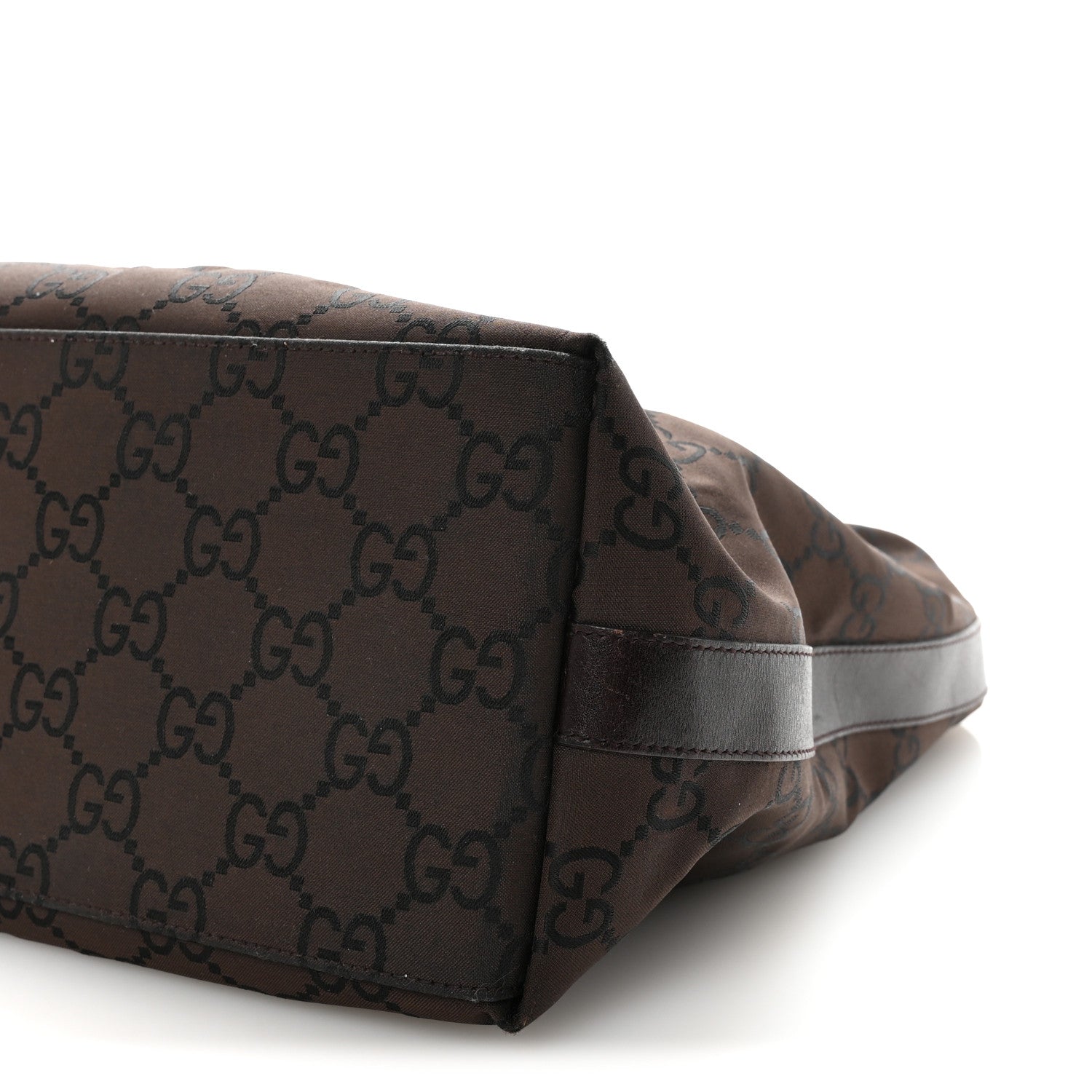 Nylon Monogram Hobo Dark Brown