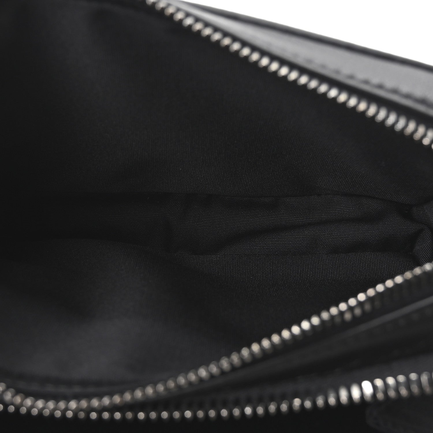 Coated Canvas CD Diamond Messenger Pouch Black