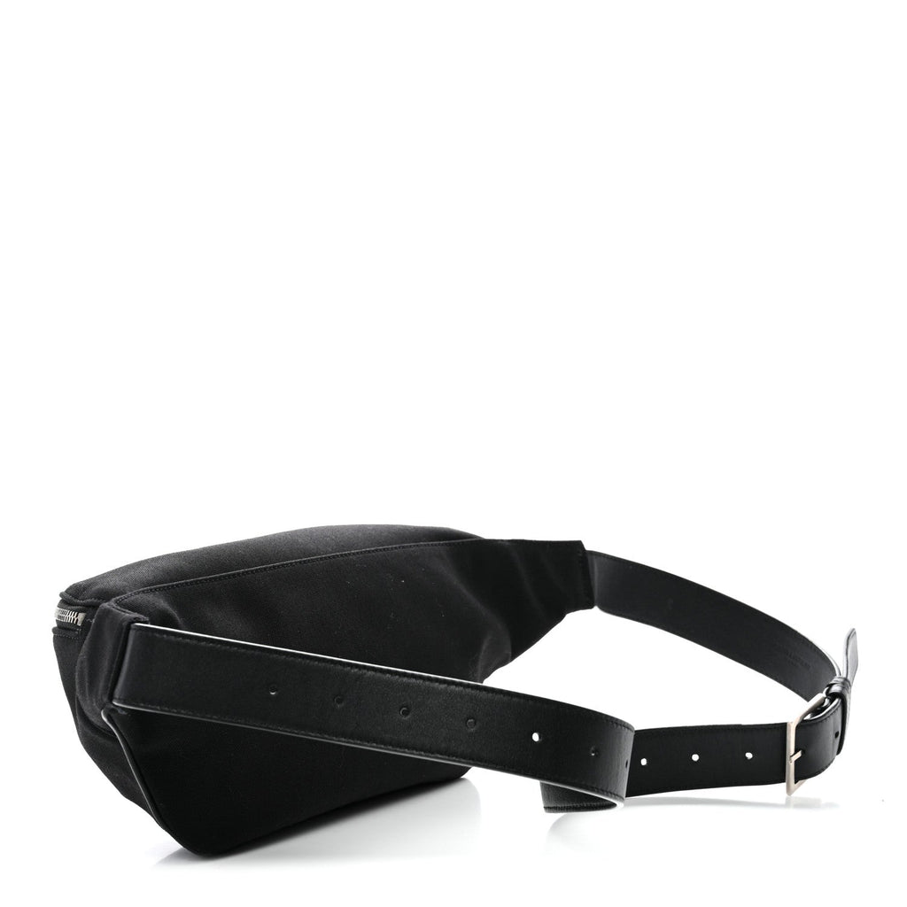 Canvas Monogram Belt Bag Black