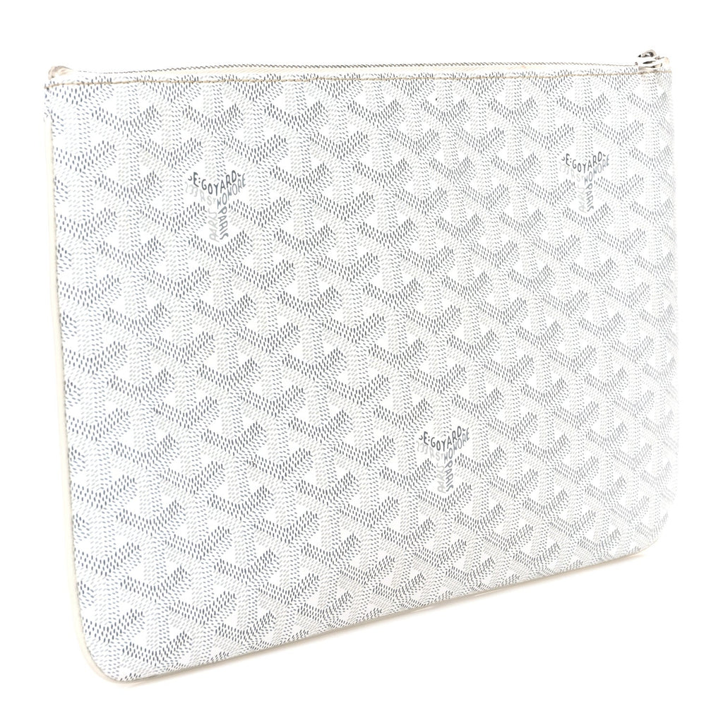 Goyardine Senat Pochette MM White