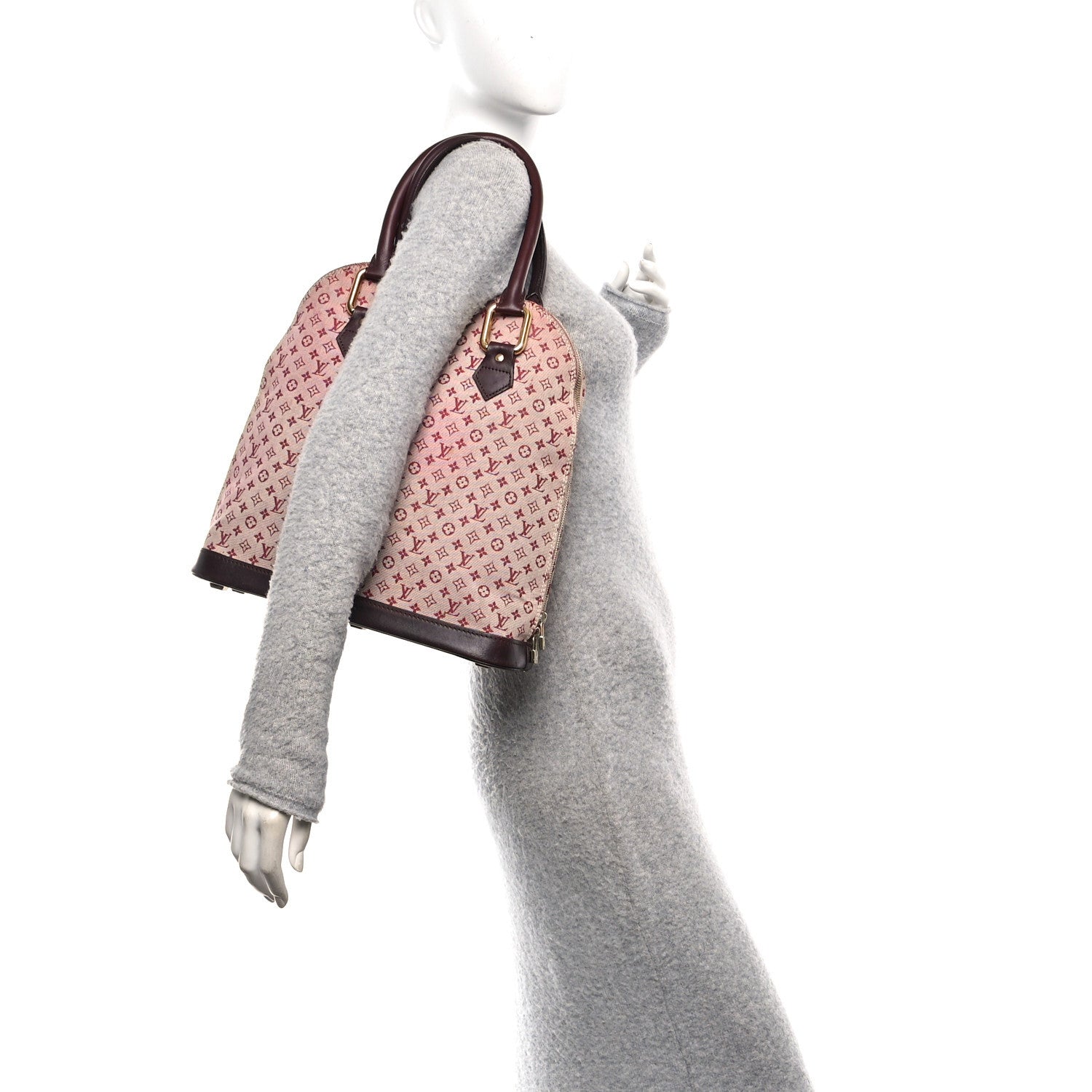 Mini Monogram Alma Haut Tote Cherry
