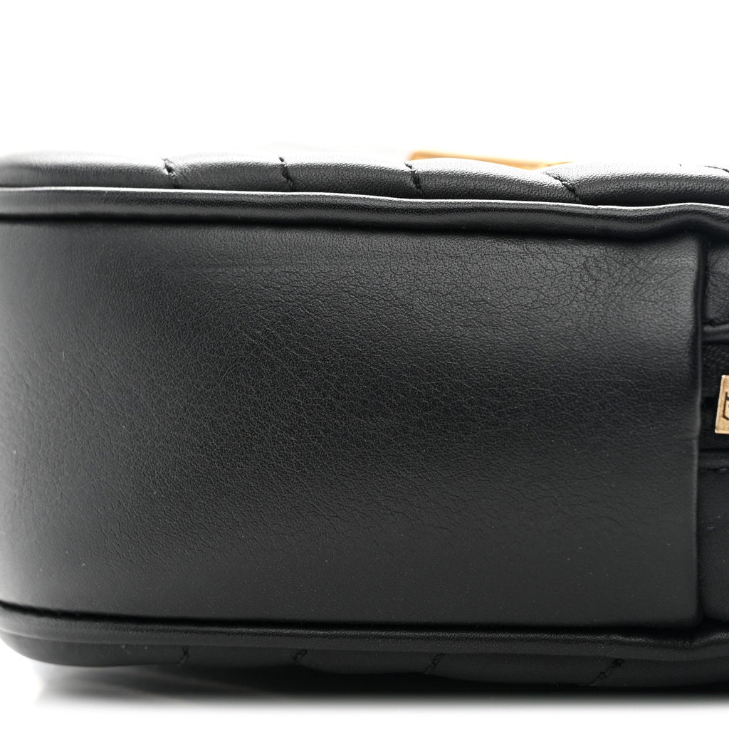 Calfskin New Wave Heart Bag Black