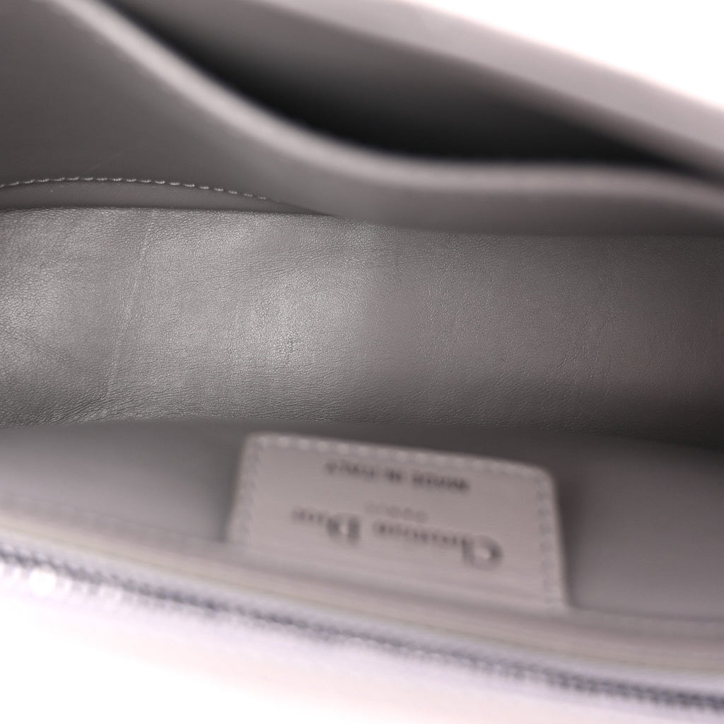 Calfskin Macrocannage Medium Caro Bag Iron Grey