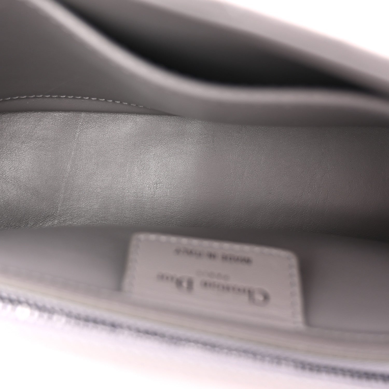 Calfskin Macrocannage Medium Caro Bag Iron Grey