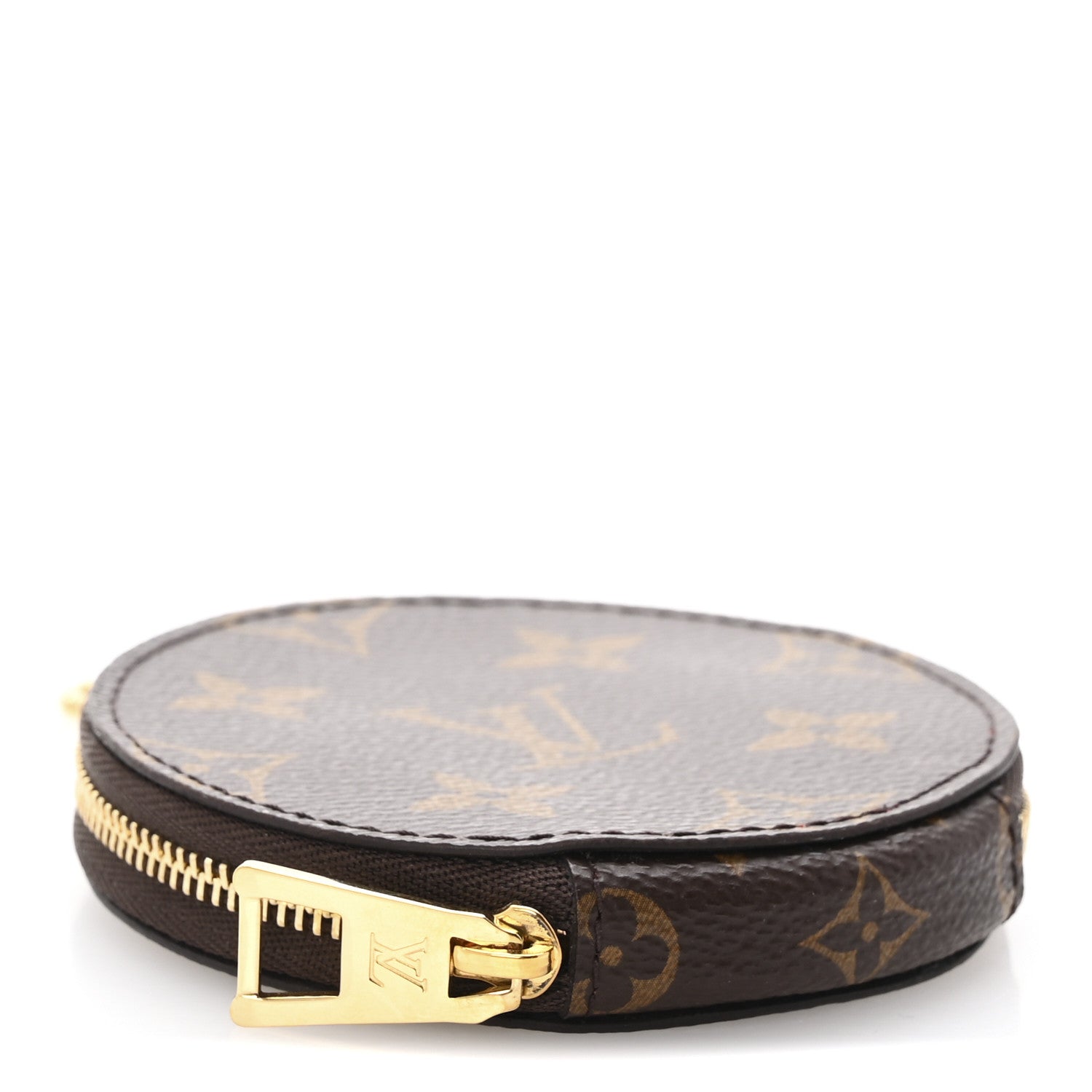 Monogram OnTheGo East West Round Coin Purse Red