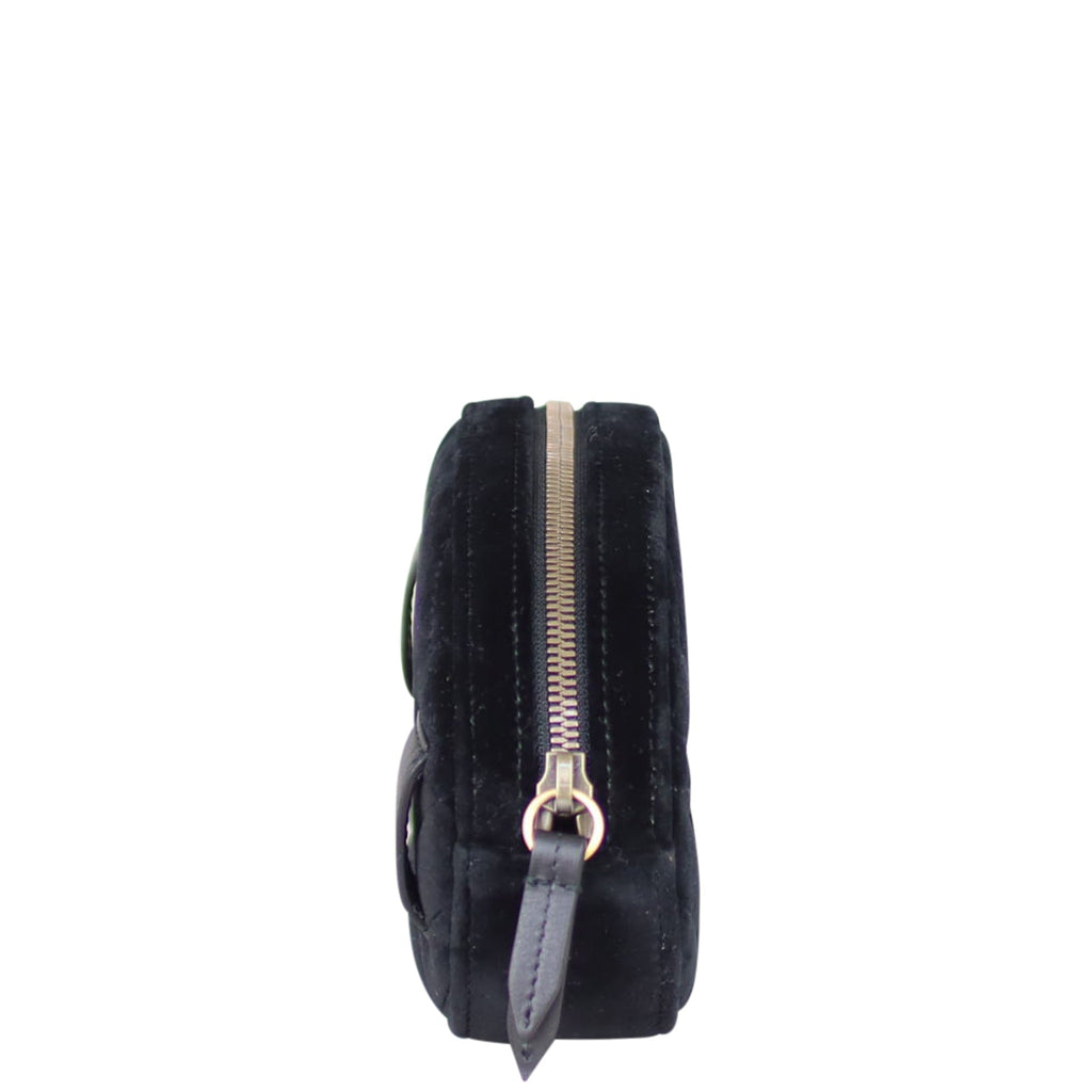 Gucci GG Marmont Matelasse Velvet Belt Bag