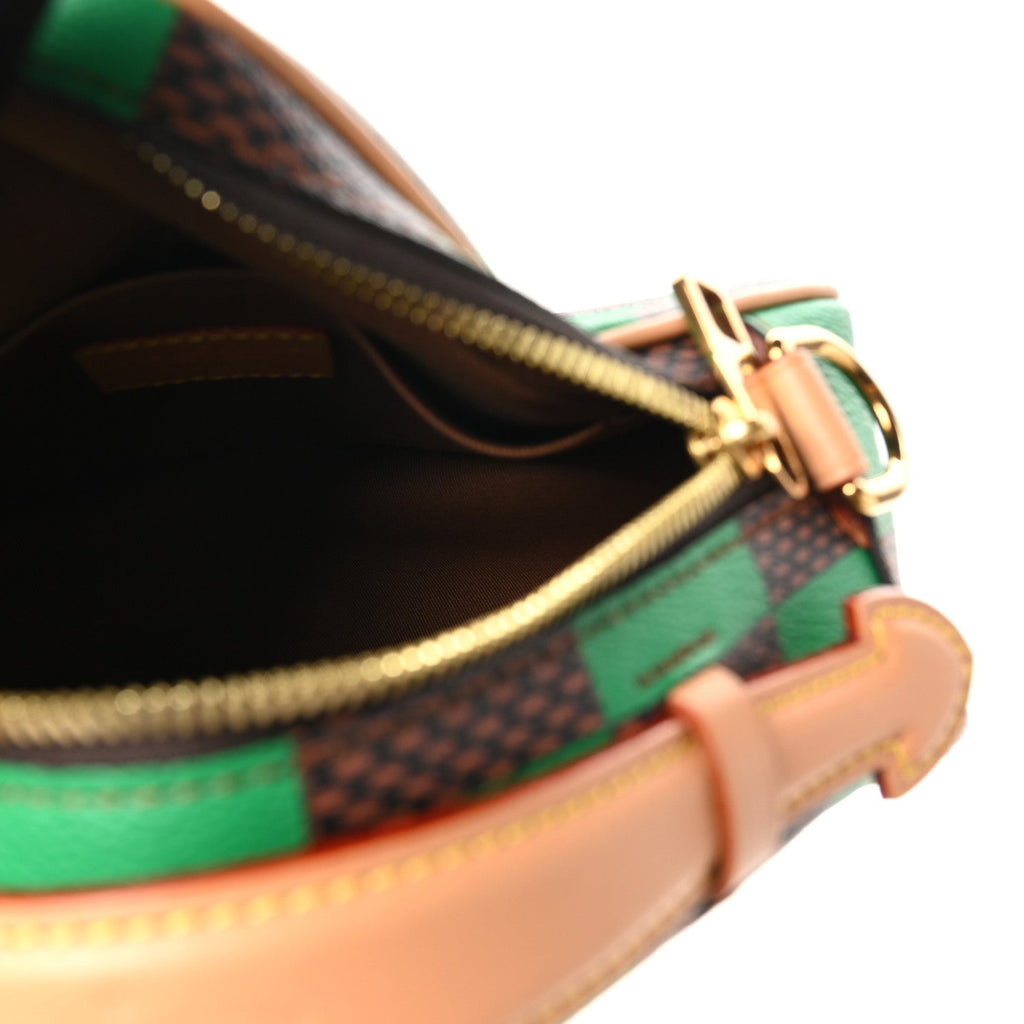 Damier Pop Chess Messenger Green