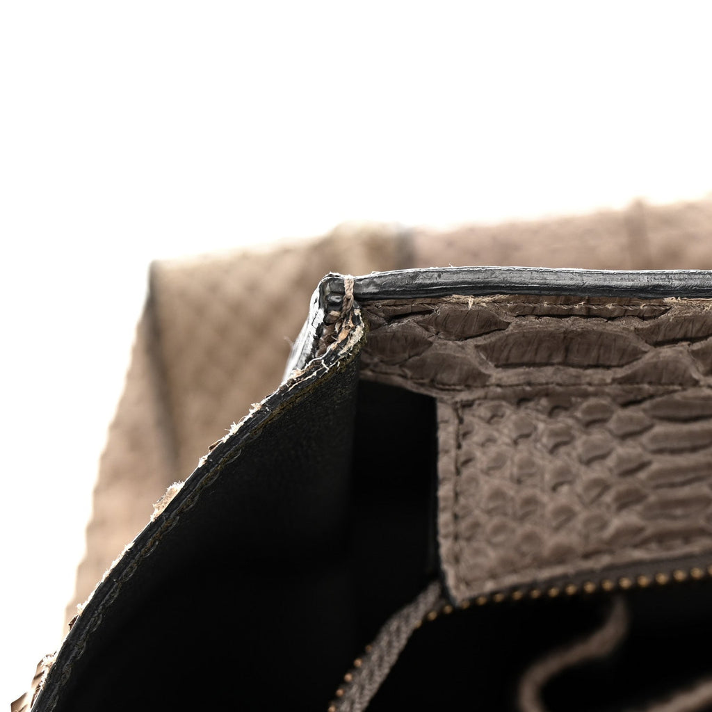 Snakeskin Mini Luggage Grey
