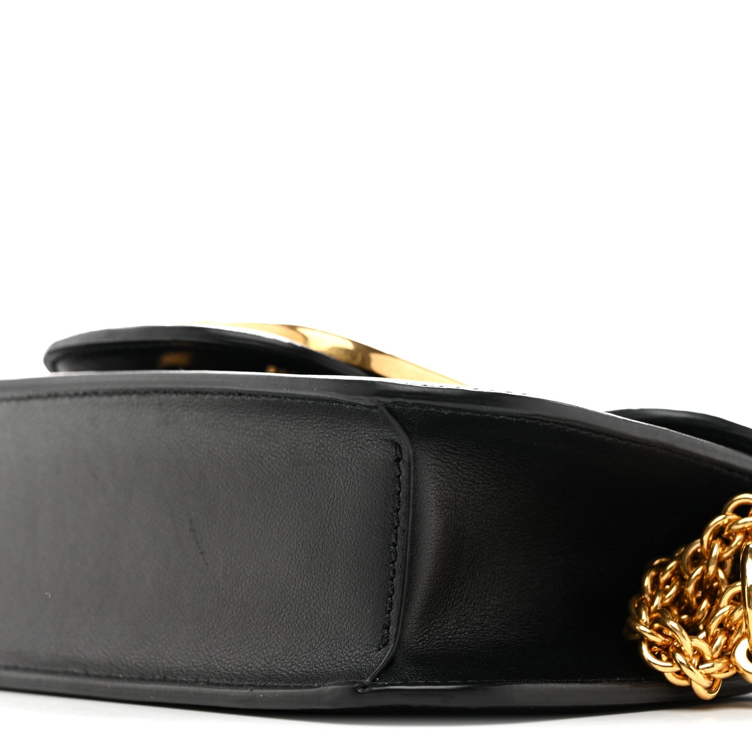 Calfskin Vlogo Small Loco Shoulder Bag Black