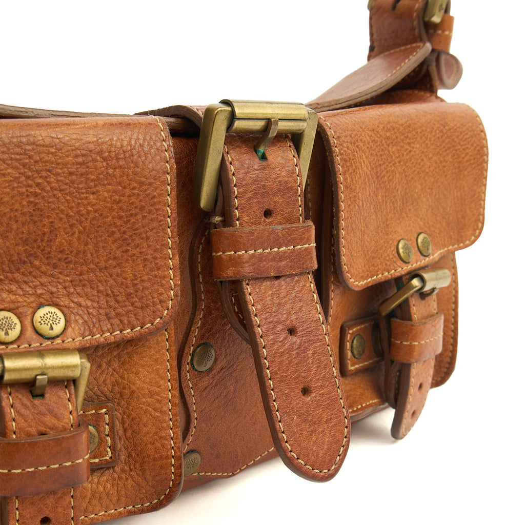 Mulberry Shoulder Bag Blenheim in Oak, Calfskin Leather
