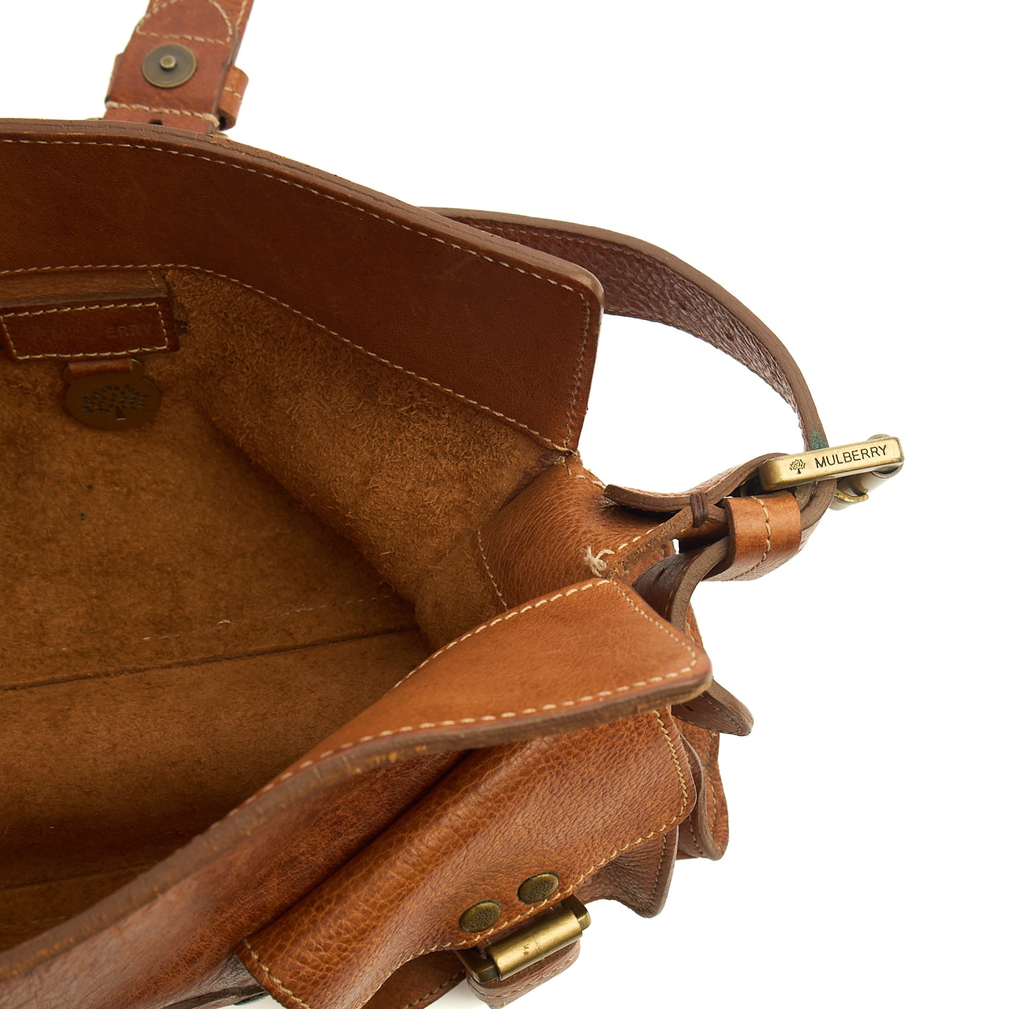 Mulberry Shoulder Bag Blenheim in Oak, Calfskin Leather