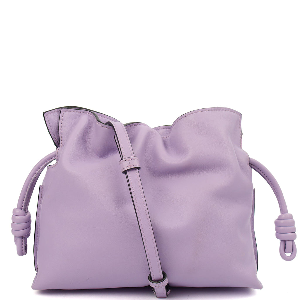 Loewe Cross Body Flamenco in Light Mauve, Leather