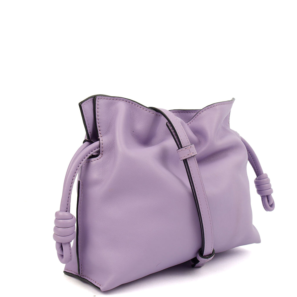 Loewe Cross Body Flamenco in Light Mauve, Leather