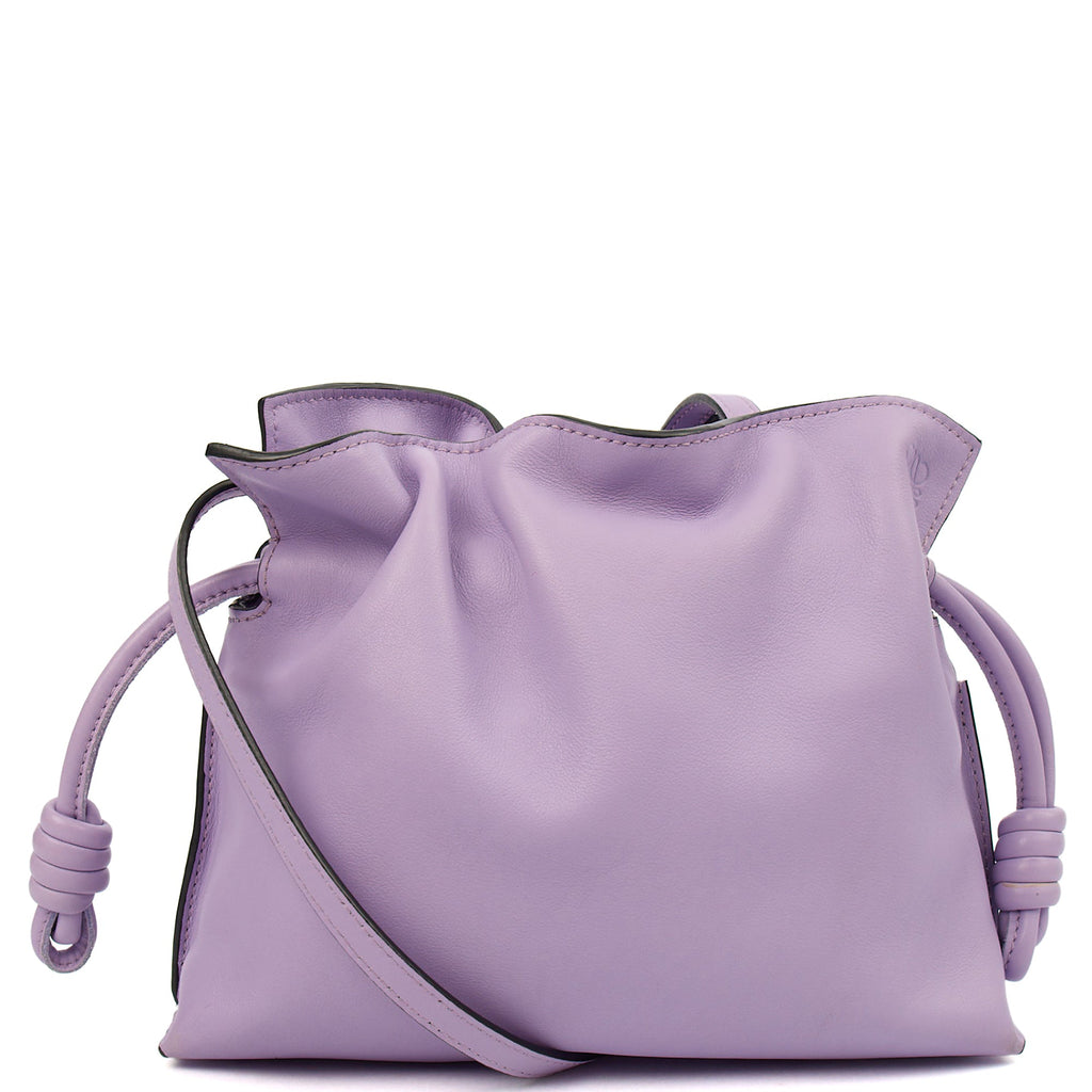 Loewe Cross Body Flamenco in Light Mauve, Leather