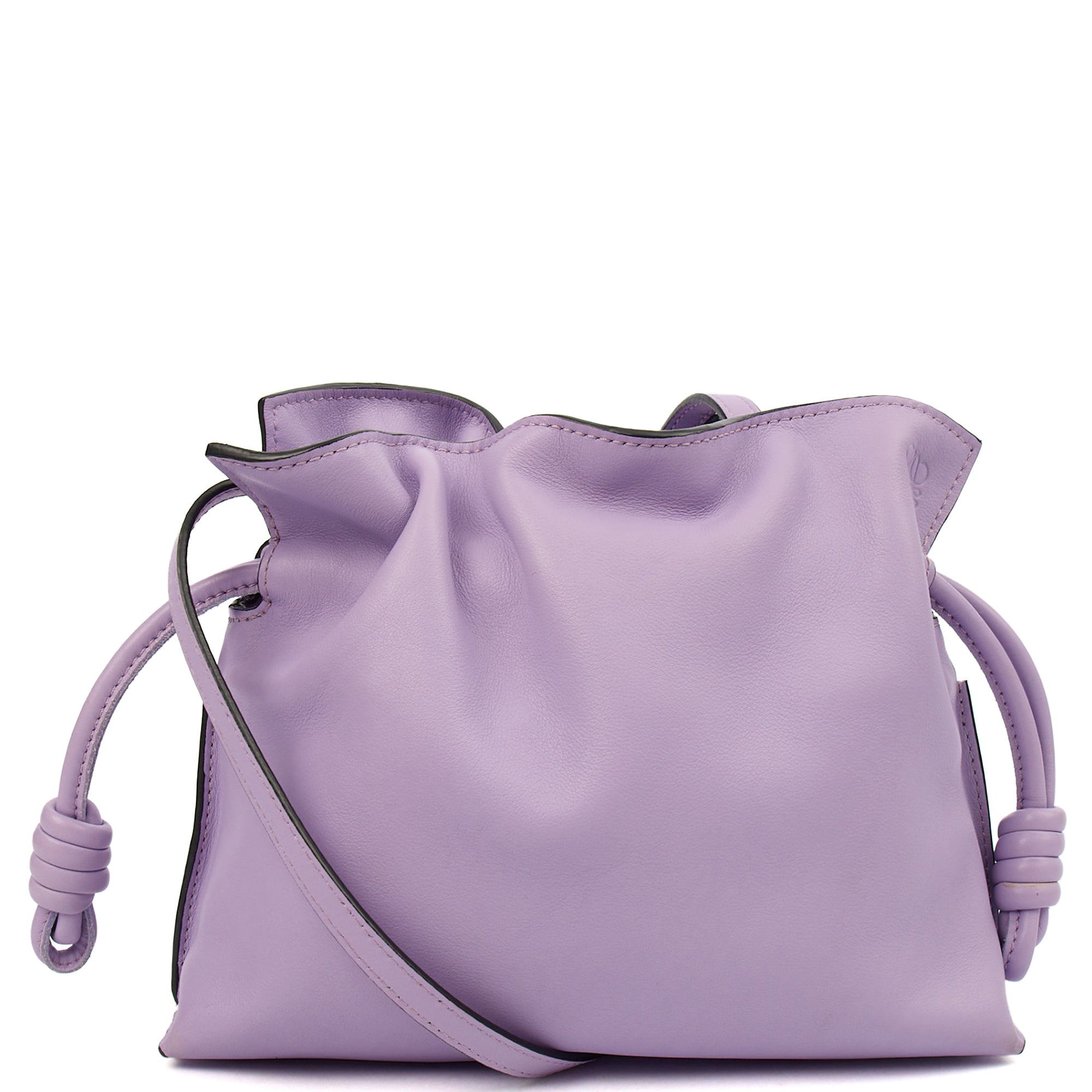Loewe Cross Body Flamenco in Light Mauve, Leather