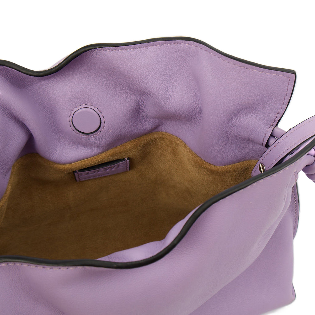 Loewe Cross Body Flamenco in Light Mauve, Leather