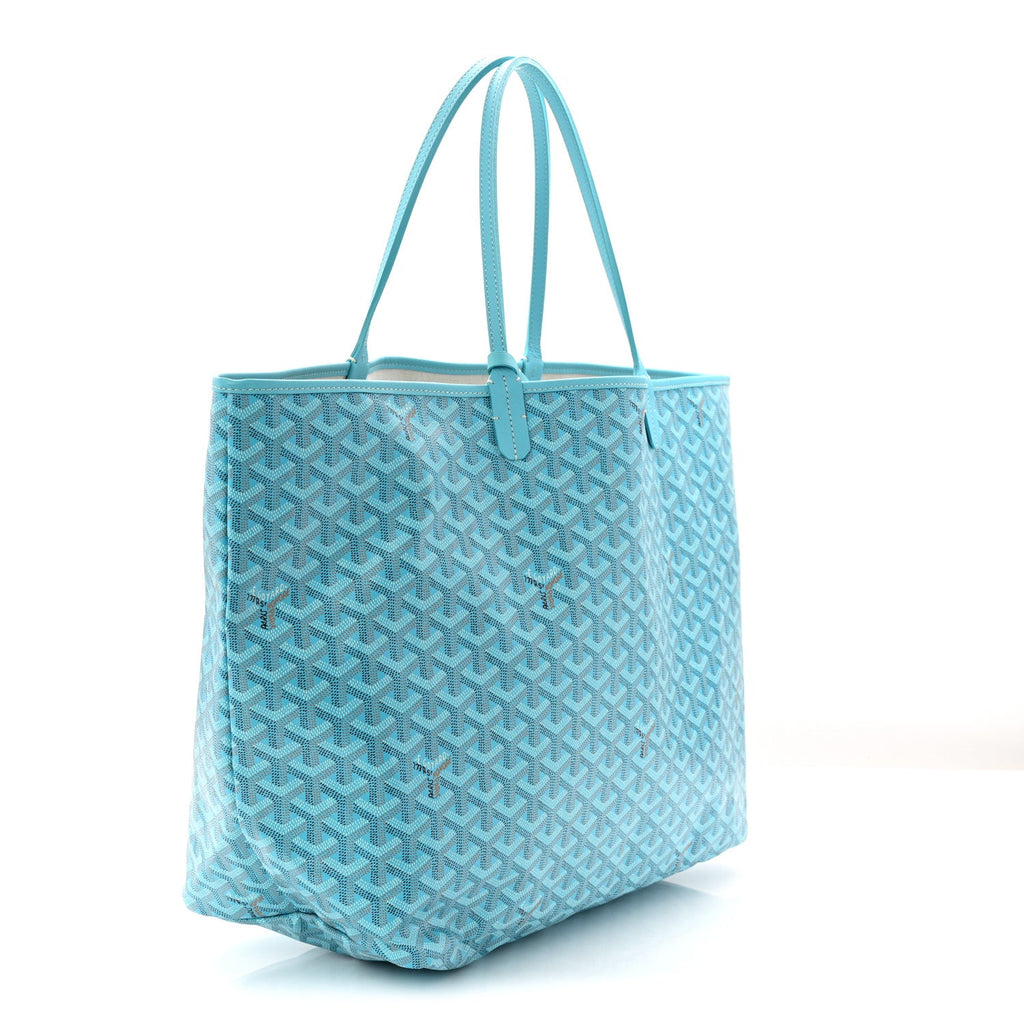 Goyardine Saint Louis GM Balise Beach Towel Set Turquoise