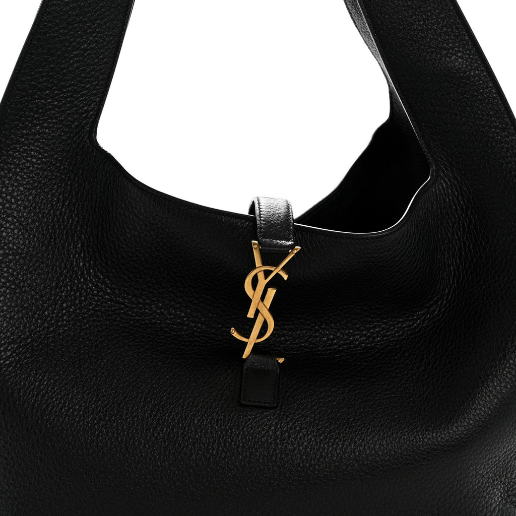 Grained Deerskin Bea Tote Black