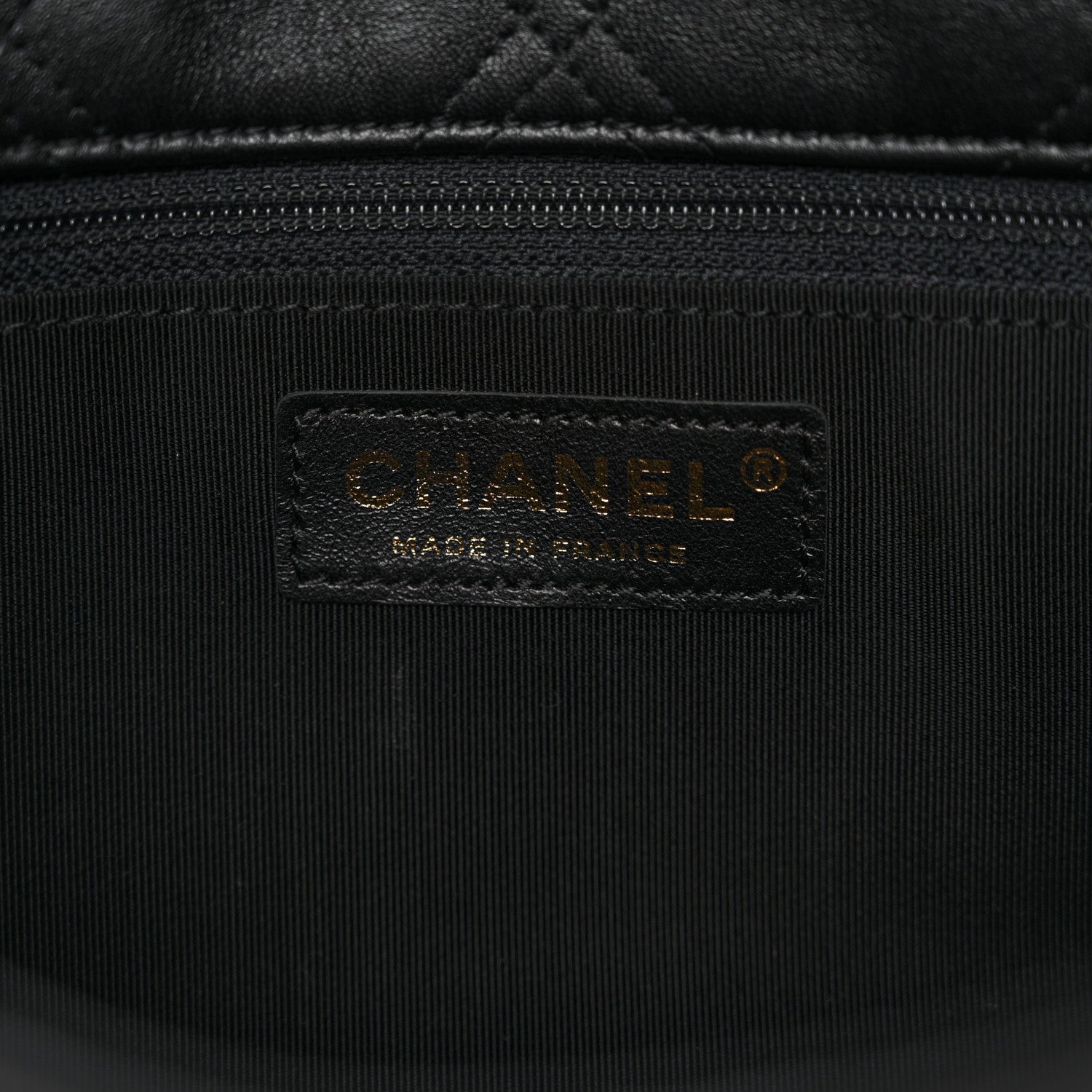 Lambskin Quilted Pearl Studded Flap Black