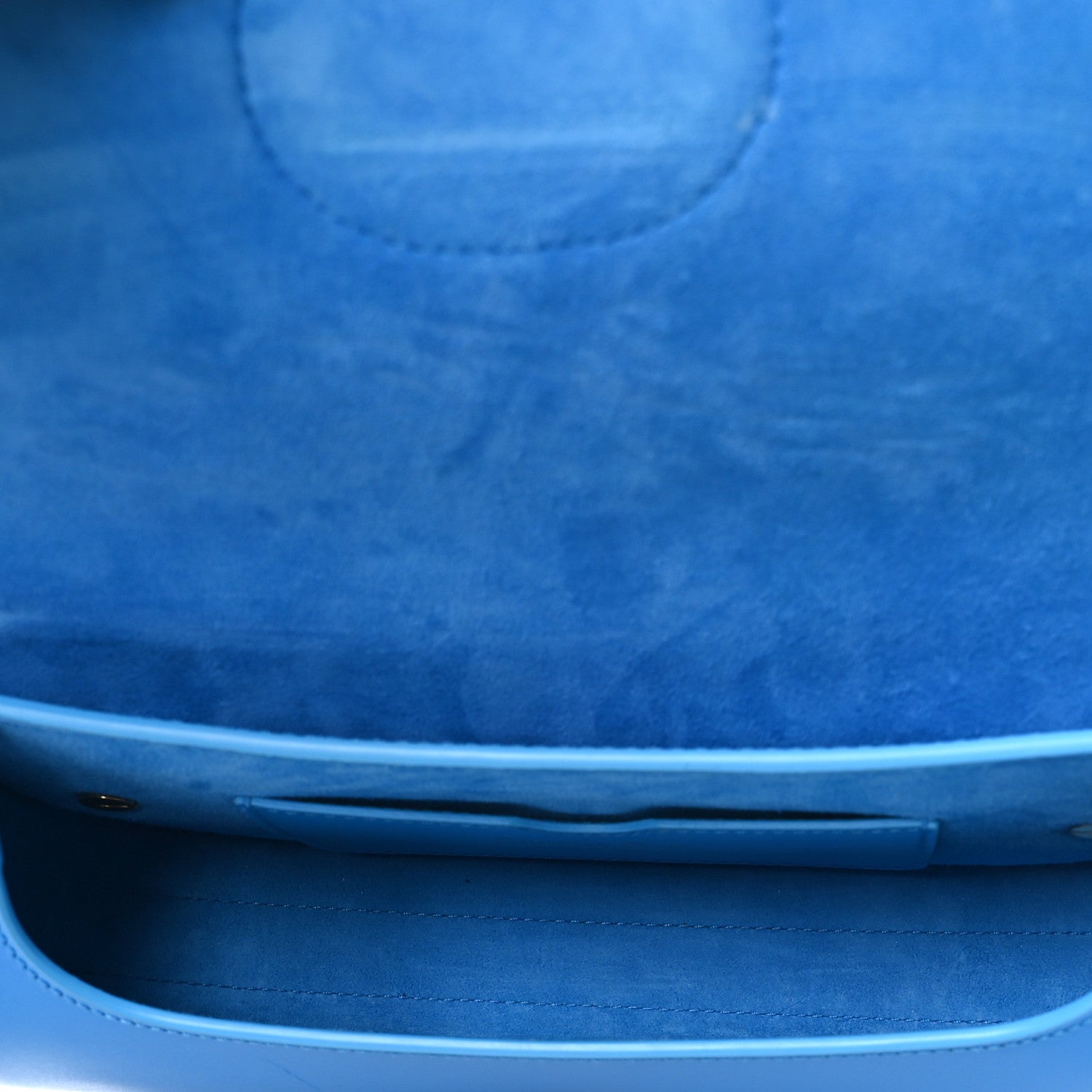 Box Calfskin East West Bobby Bag Reef Blue