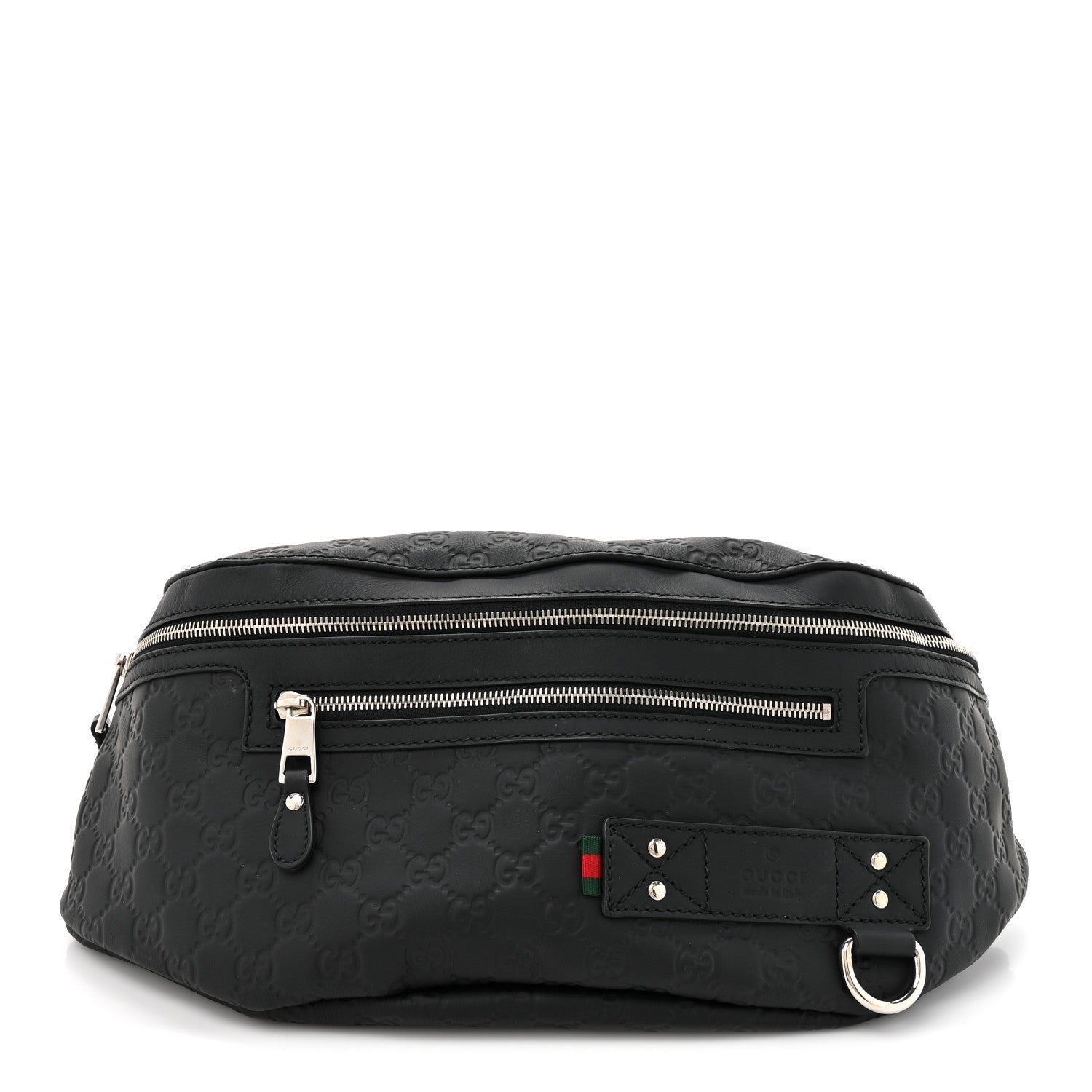 Guccissima Web Belt Bag Black