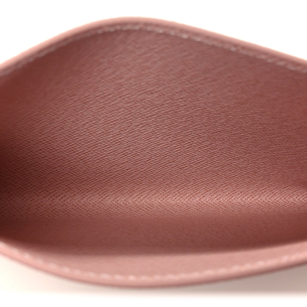 Damier Azur Pochette Felicie Chain Wallet Rose Ballerine