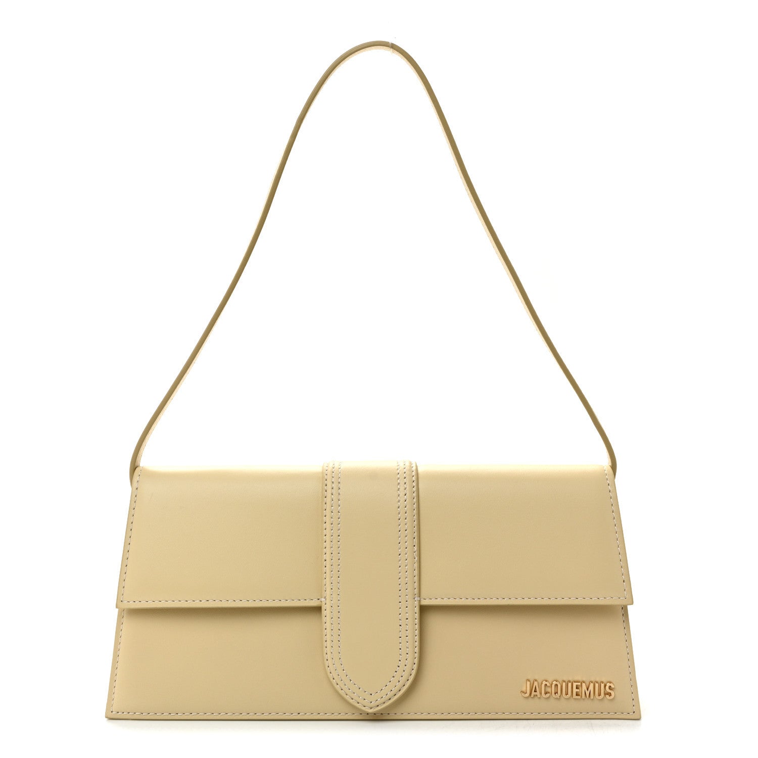 Smooth Calfskin Le Bambino Long Ivory