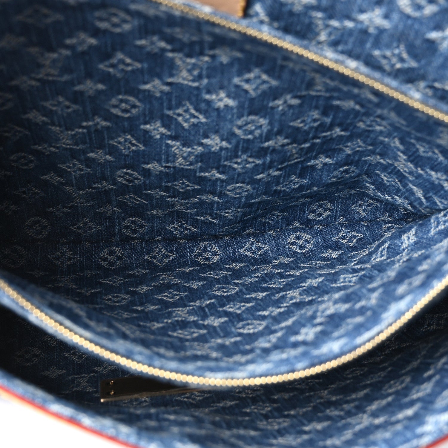 Denim Monogram Dauphine Soft GM Blue
