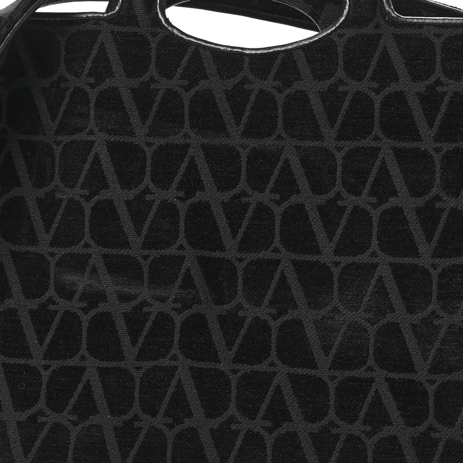 Toile Iconographe Goatskin Le Troisieme Shopping Bag Black