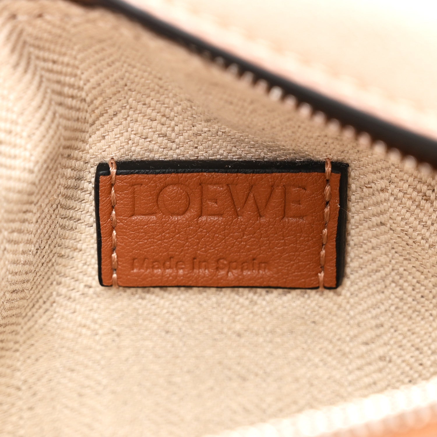 Calfskin Mini Puzzle Bumbag Tan