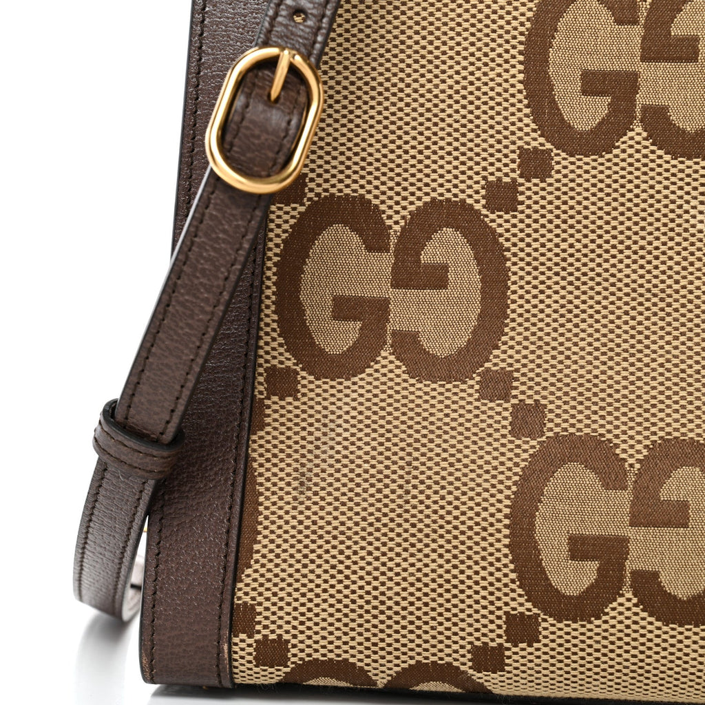 Monogram Jumbo GG Textured Dollar Calfskin Medium Diana Tote Bag Camel Ebony New Acero Pomegranate Red