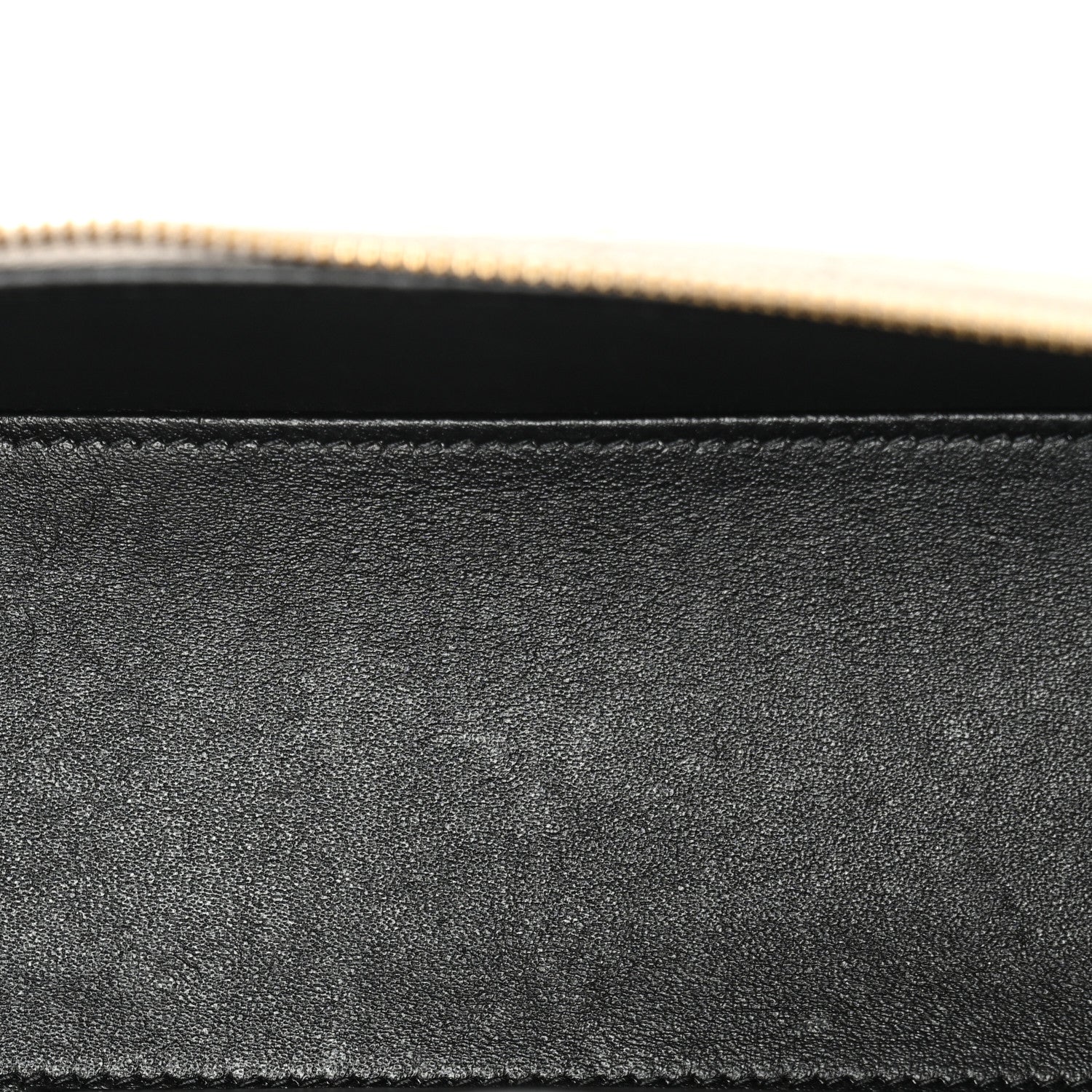 Lambskin Quilted Mini Gaby Vanity Case Crema Soft