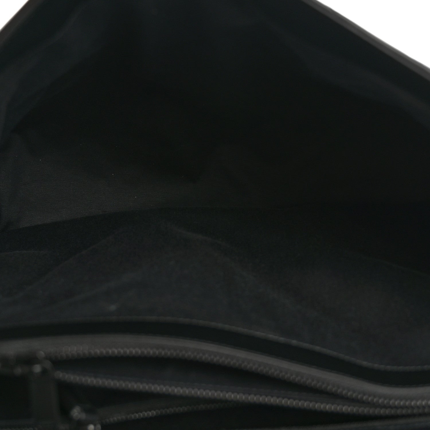 Calfskin Y Quilted Monogram Monochrome Large Loulou Chain Satchel Black