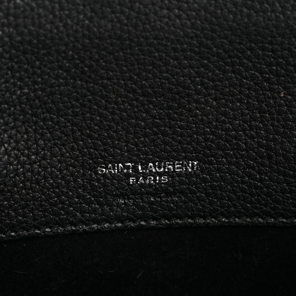 Grained Calfskin Nano Sac De Jour Souple Black
