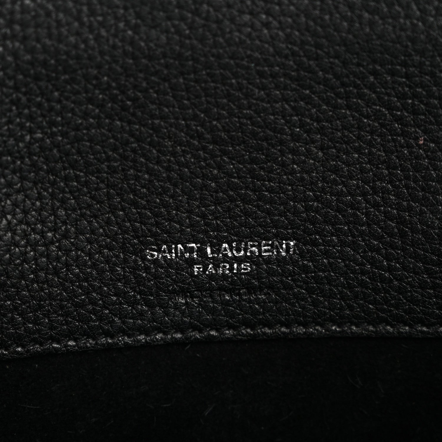 Grained Calfskin Nano Sac De Jour Souple Black
