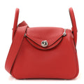 Taurillon Clemence Mini Lindy 20 Rouge Radieux