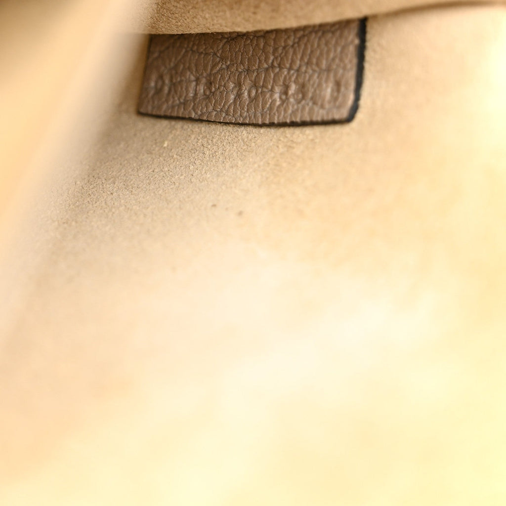 Grained Lambskin Drew Shoulder Bag Motty Grey