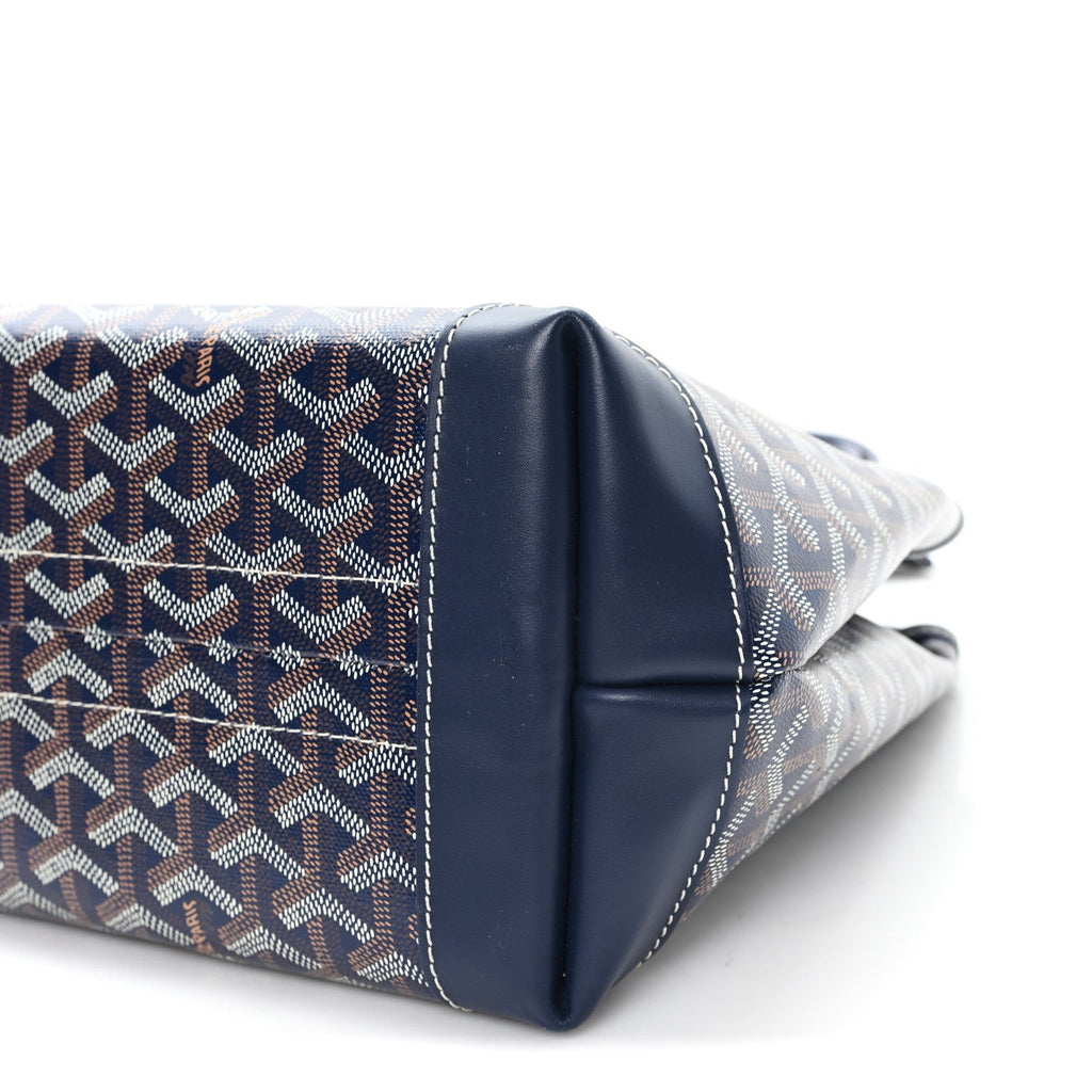 Goyardine Bellechasse Biaude MM Tote  Navy Blue