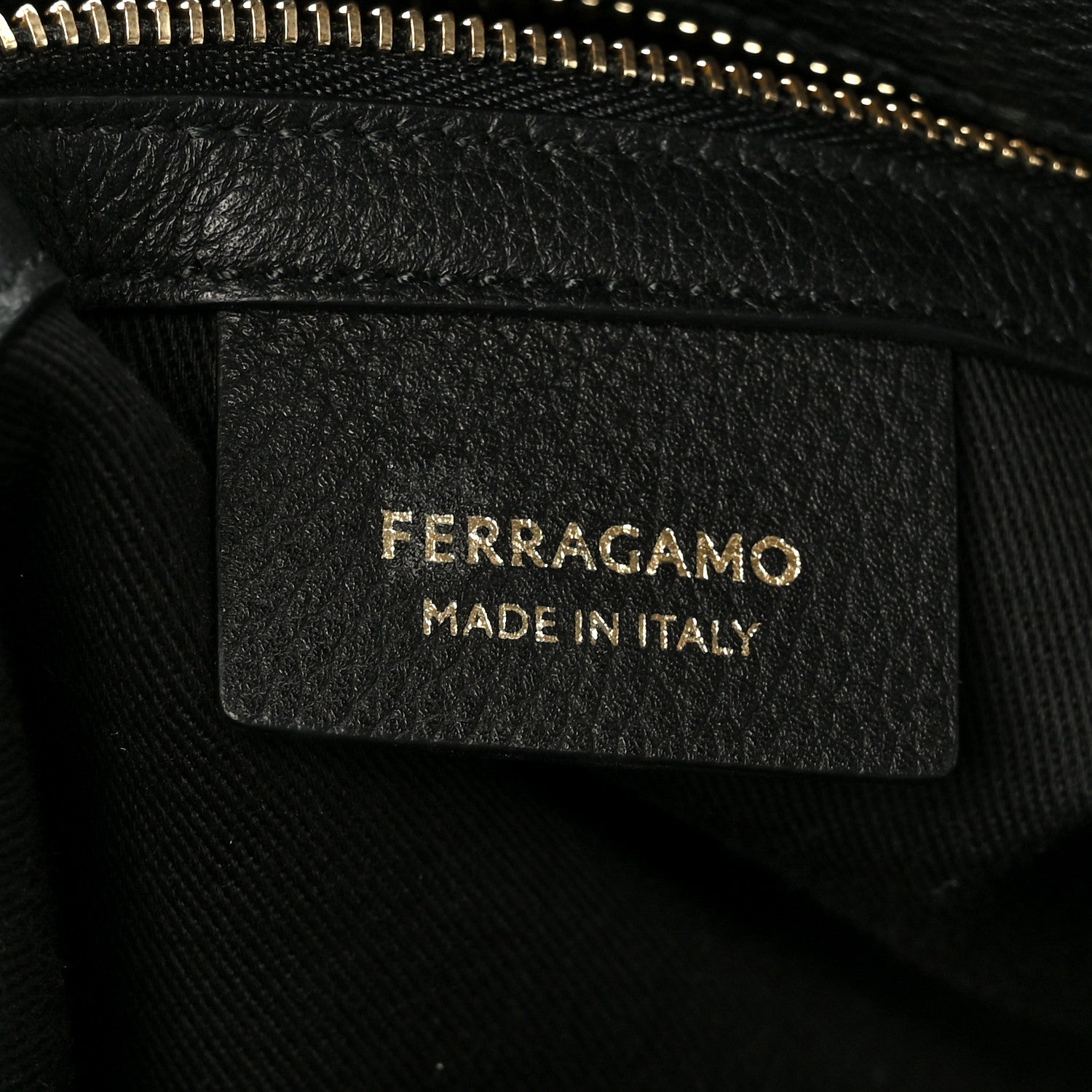 Grained Calfskin Medium Star Tote Black